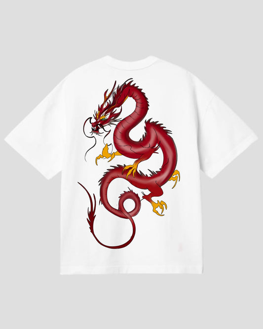 DRAGON OVERSIZE IVORY T-SHIRT