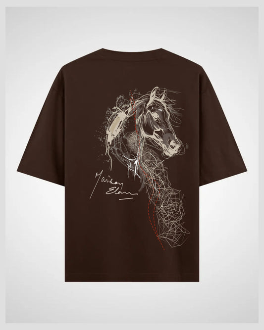BANDIT OVERSIZE COFFEE T-SHIRT