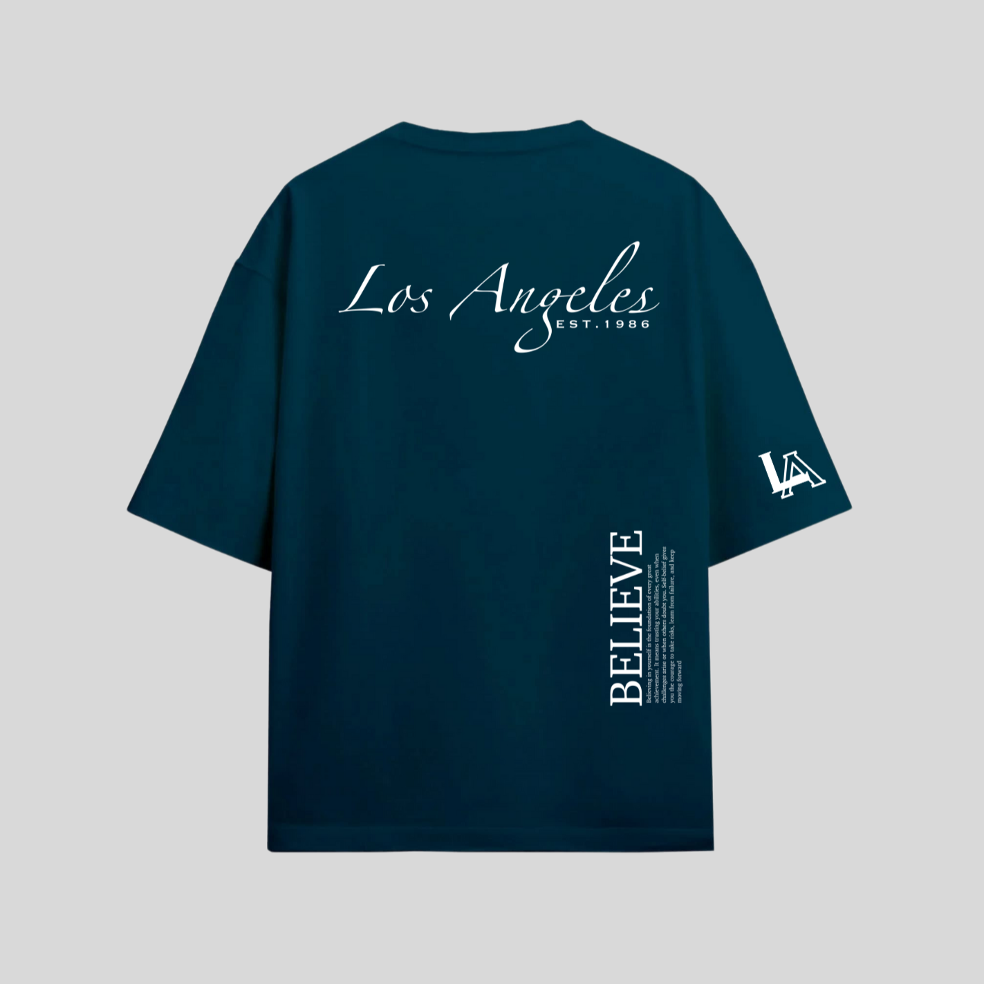 LOS ANGELES PETROLEUM BLUE OVERSIZE TSHIRT