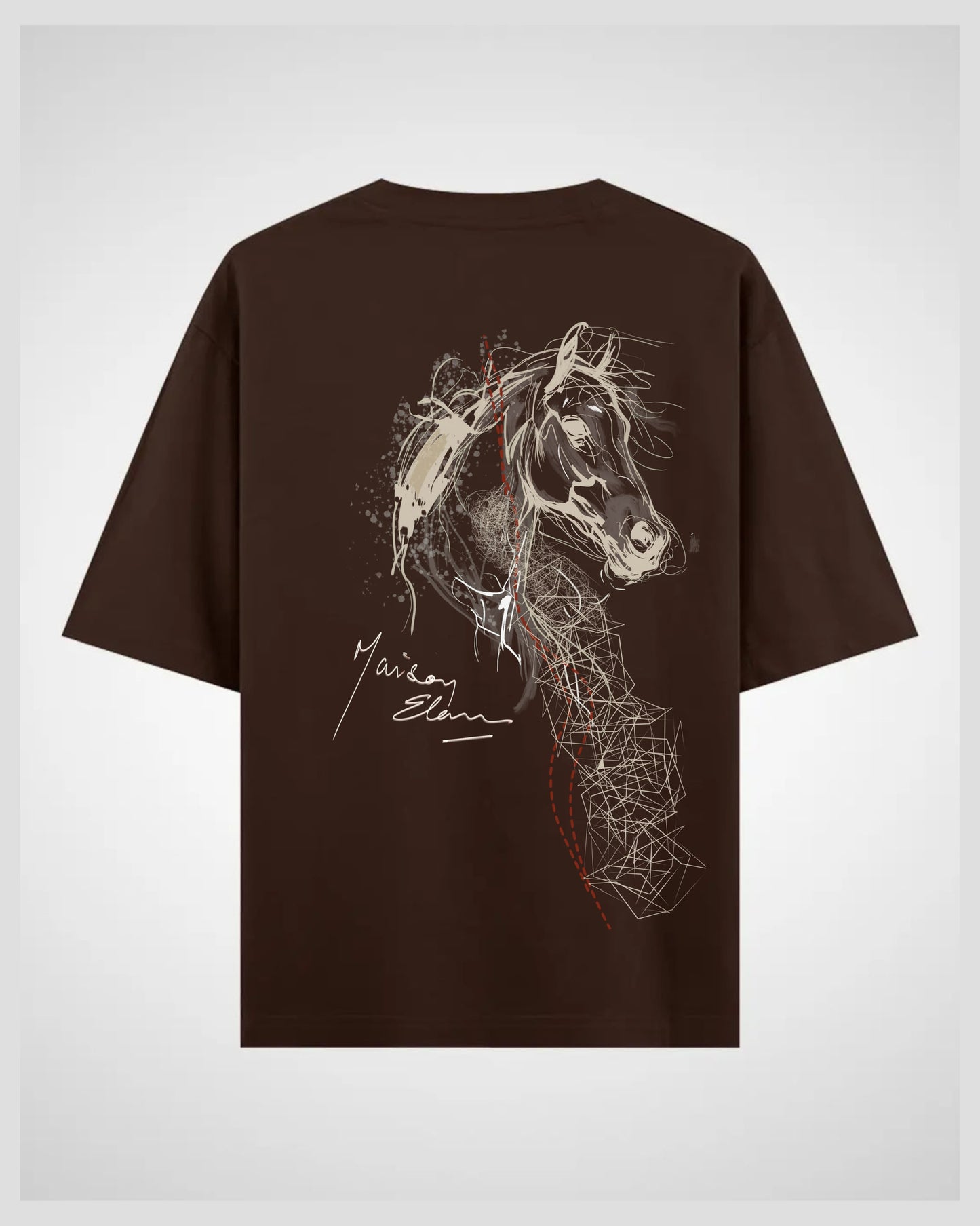 BANDIT OVERSIZE COFFEE T-SHIRT