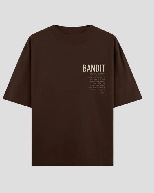 BANDIT OVERSIZE COFFEE T-SHIRT