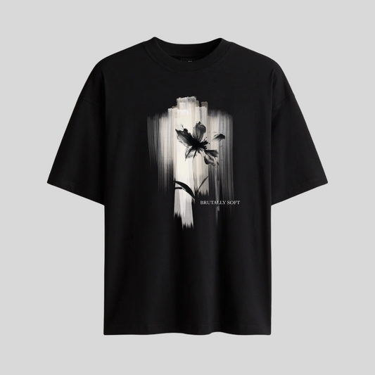 BRUTALLY SOFT OVERSIZE BLACK TSHIRT